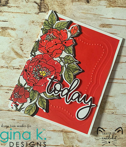 Gina K Designs Grateful Spray Stamp - Arjita Singh