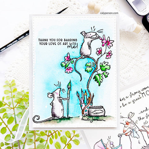 Colorado Craft Company - Love Art Stamp and Die - Anita Jeram