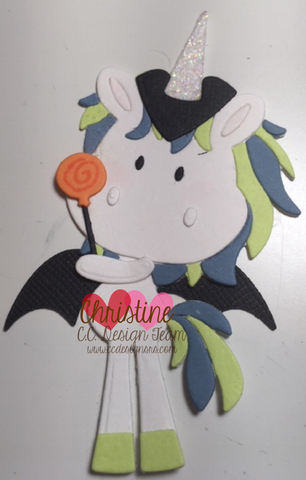 C.C. Designs - Unicorn Halloween Costume Metal Die