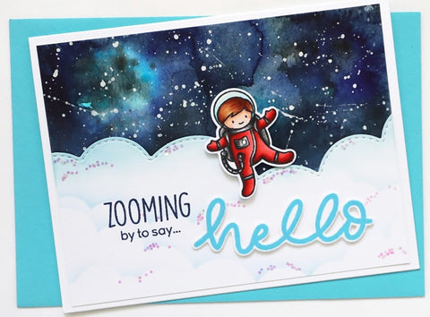 Heffy Doodle - Hello Everyone Clear Stamps