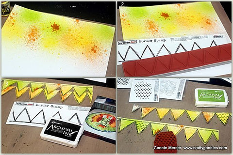 Darkroom Door - Border Stamp - Bunting