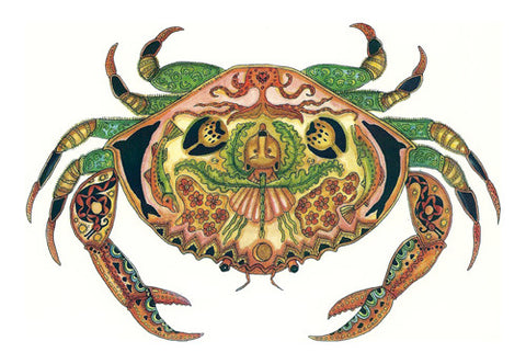 EarthArt International - Crab Rubber Stamp - Sue Coccia