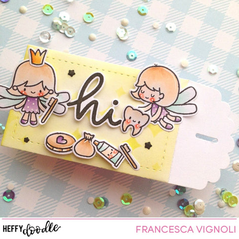 Heffy Doodle - Hello Everyone Clear Stamps