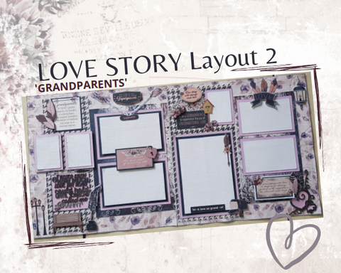 La Paper - Love Story Scrapbooking Papers