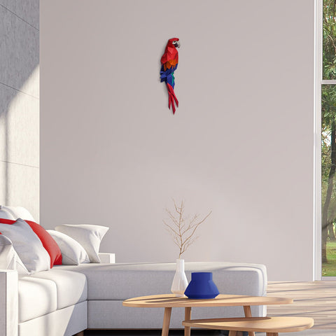 Papercraft World - 3D Papercraft Wall Macaw (Ages 10+)