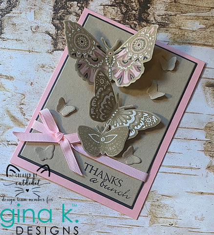 Gina K. Designs - Beautiful Butterflies 2 Die Set