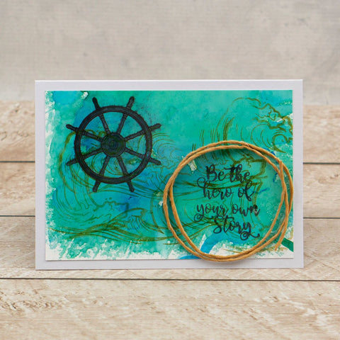 Couture Creations - Tina Ollett's Seaside Girl Collection - Ship's Wheel Mini Die Set