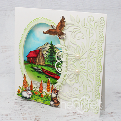 Heartfelt Creations - Create a 'scape Nature Stamp and Die