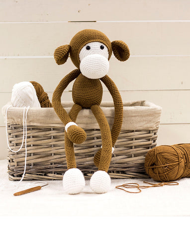 Crafters Companion - Threaders Cute Companions Crochet Kit - Monty the Monkey