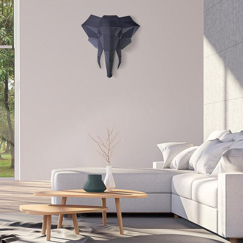 Papercraft World - 3D Papercraft Wall Elephant Head (Ages 16+)