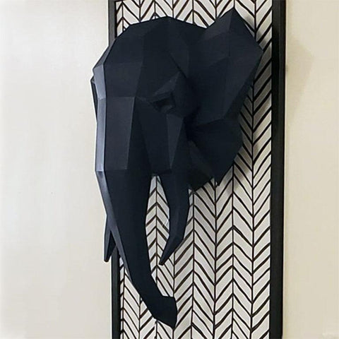 Papercraft World - 3D Papercraft Wall Elephant Head (Ages 16+)