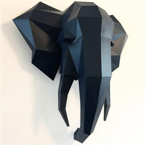 Papercraft World - 3D Papercraft Wall Elephant Head (Ages 16+)