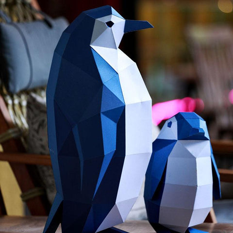 Papercraft World - 3D Papercraft Wall Penguins (Ages 12+)