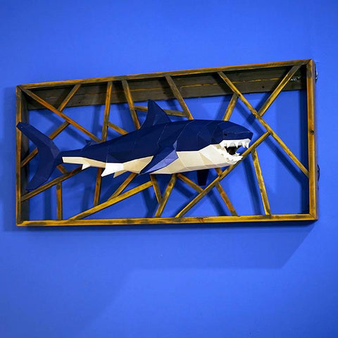 Papercraft World - 3D Papercraft Wall Shark (Ages 12+)