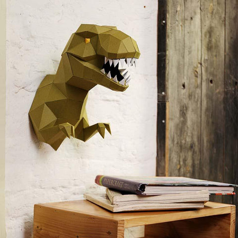 Papercraft World - 3D Papercraft T-Rex Wall Art (Ages 12+)