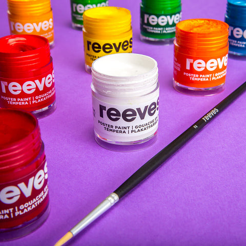 Reeves Poster Paints 22ml x 6 - Kids Painting