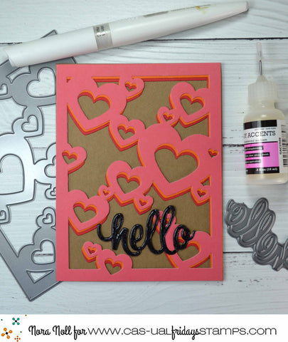 CAS-ual Fridays Stamps - Hearts A2 Panel Fri-Die