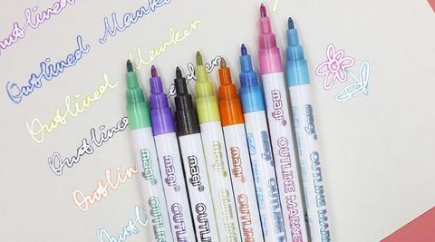 SuperSquiggles - Outline Marker Set - 12 Pens Per Set