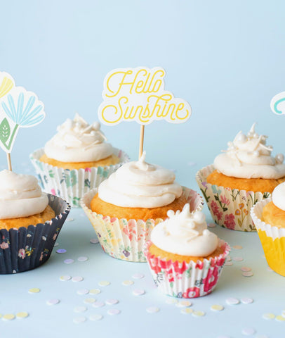 Homemade With Love - Treat Toppers - Hello Sunshine (12 pieces)