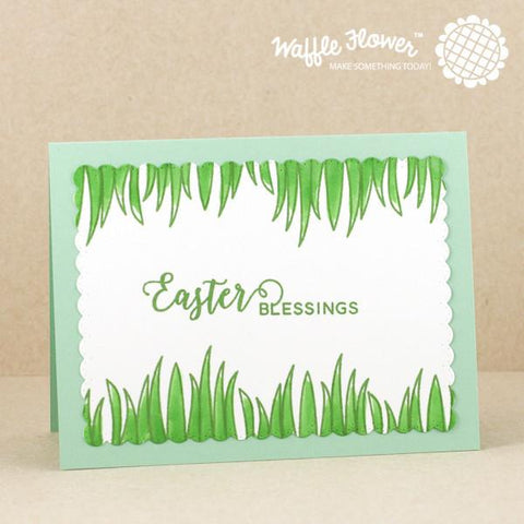 Waffle Flower Egg Hunt Stamps and Dies
