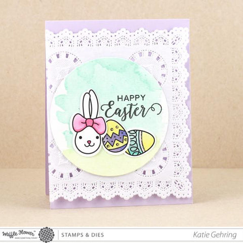 Waffle Flower Egg Hunt Stamps and Dies
