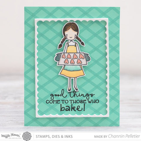 Waffle Flower - Little Bakers Stamp
