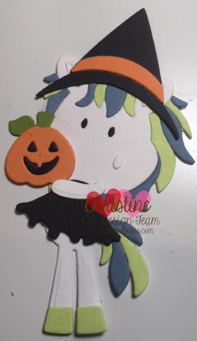 C.C. Designs - Unicorn Halloween Costume Metal Die