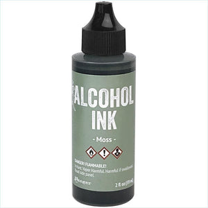 Dark Sea Green Ranger - Tim Holtz - Alcohol Ink and Mixatives