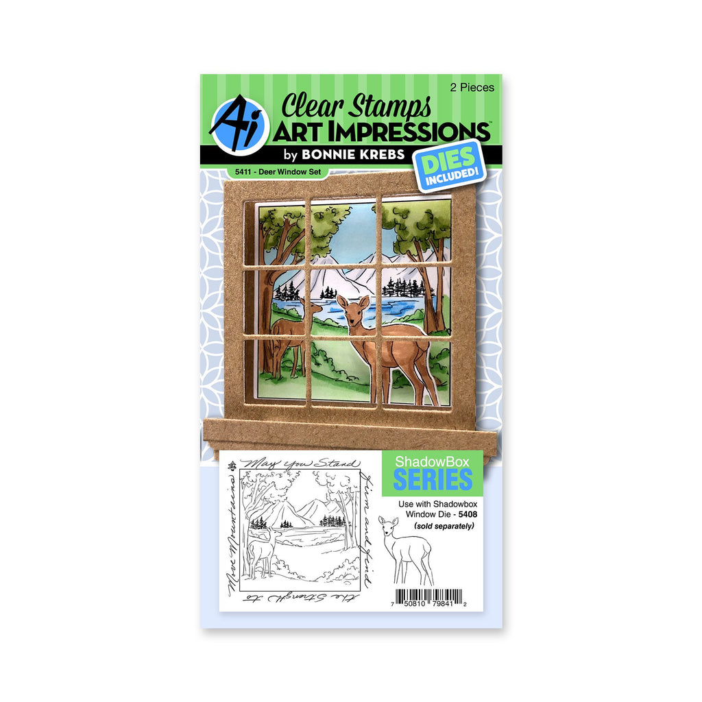 Art Impressions - Deer Window Accessory Set
