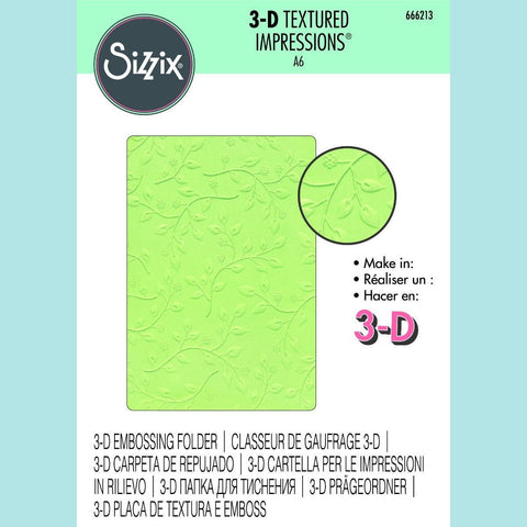 Sizzix Textured Impressions Embossing Folders 2PK - Circles & Dots Set