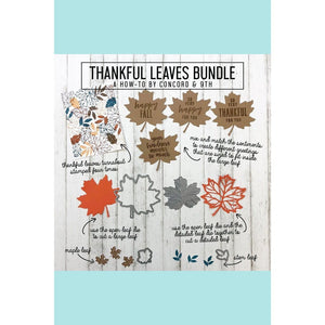 Concord & 9th THANKFUL LEAVES TURNABOUT™ Stamp and Die Sets
