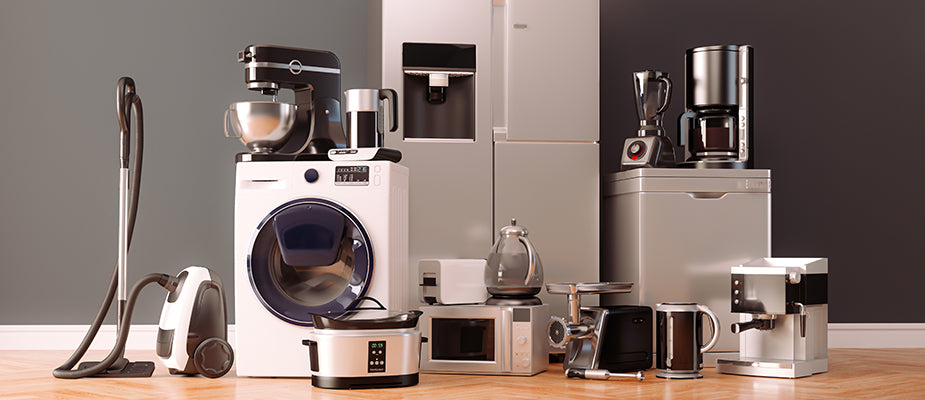 mixed home appliances