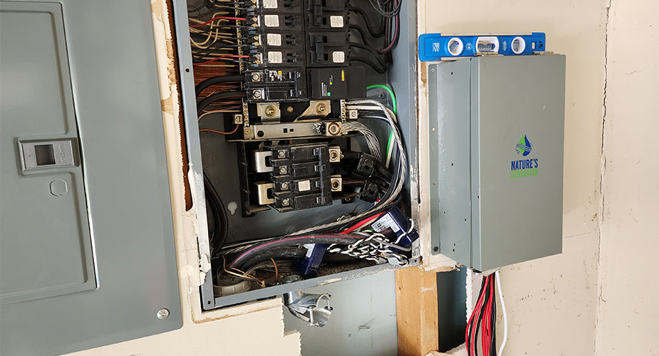 Wiring Nature's Generator Transfer Switch to Main Panel