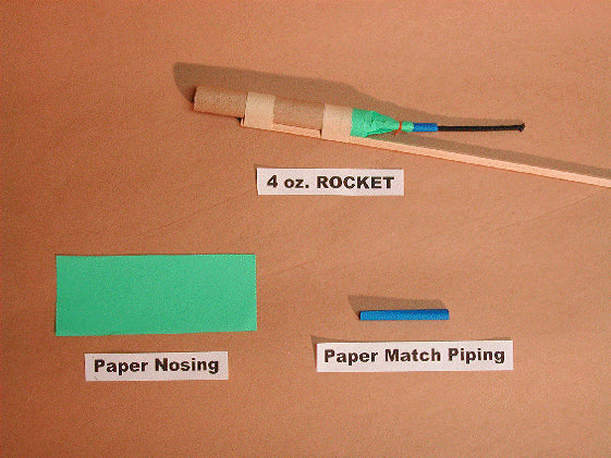 Homemade Rocket Attached to Stick