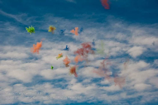 Daytime Smoke Firework Shells