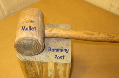 Dead Blow Mallet and Ramming Post
