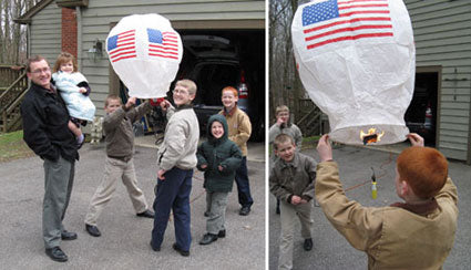 The Next Generation of Gorskis with Paper Hot Air Balloons