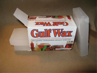 Gulf Wax Refined Paraffin Wax, 1 lb Box