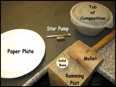 Tools for making pumped firework stars