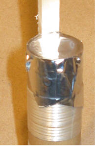 Sealing Bottom of Rocket Motor and Fuse-Hole with Aluminum-Foil Tape