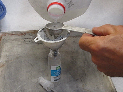 Filling Spray Bottle with Water