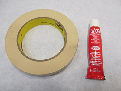 Masking Tape and Plastic Glue
