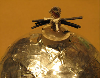 Shell Covered with Aluminum Foil Duct Tape, Fuse Cross-Matched