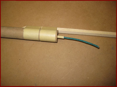 sugar rocket motor with visco fuse ignition