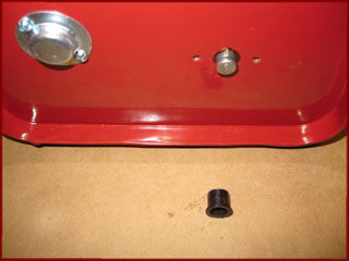 Plastic Bushing Removed from Driver Roller
