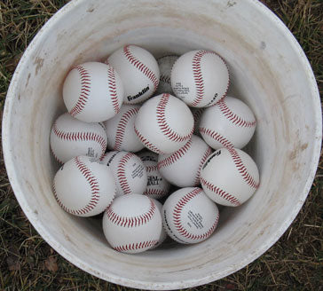 Bucket of Dummy Shells - Baseballs