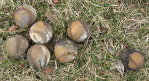 Baseballs After Being Fired From the Mortar