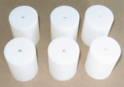 1/4-Inch Holes Drilled in the Bottoms of Plastic Shell Casings