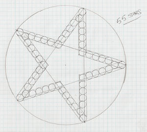 Star Pattern for an 8-Inch Ball Shell