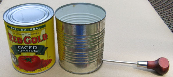 Preparing Empty Can Container for Cremora Fireball Pot